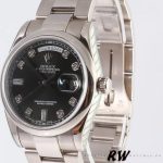 Rolex Day-Date 118209 Black dial 36mm Unisex Replica Watch - Image 4