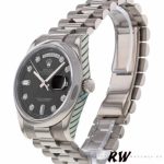 Rolex Day-Date 118209 Black dial white gold 36mm Unisex Replica Watch - Image 4