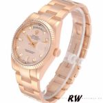 Rolex Day-Date 118235 Everose Gold Pink Diamond Dial 36mm Lady Replica Watch - Image 3
