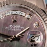 Rolex Day-Date 118235 MOP Black Dial 36mm Unisex Replica Watch - Image 4