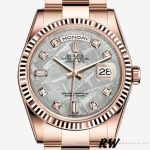 Rolex Day-Date 118235 Meteorite Diamond Dial 36mm Unisex Replica Watch - Image 2