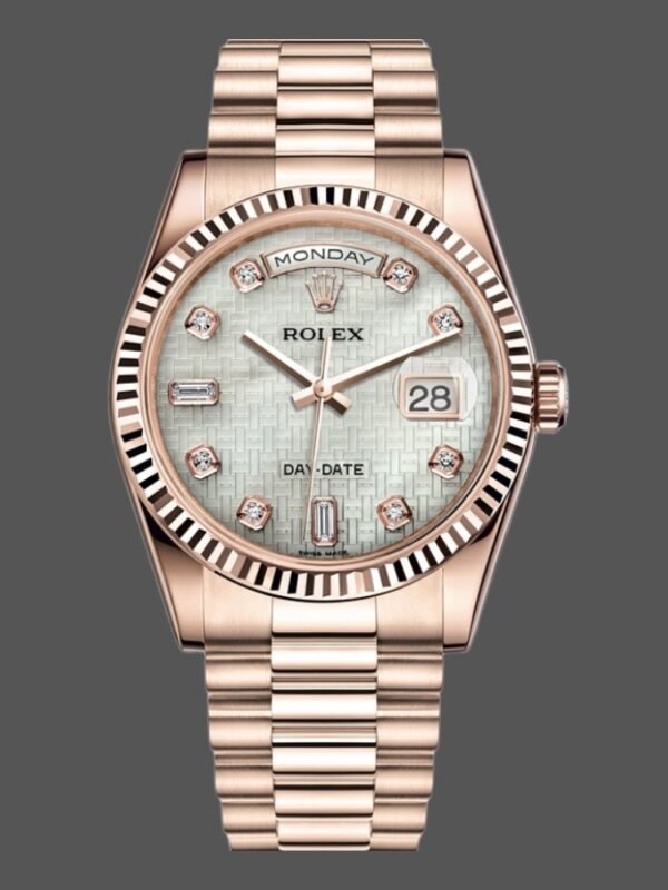 Rolex Day-Date 118235 Mother of Pearl Dial 36mm Unisex Replica Watch - Image 1
