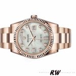 Rolex Day-Date 118235 Mother of Pearl White Dial 36mm Unisex Replica Watch - Image 4