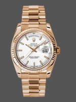 Rolex Day-Date 118235 White Dial 36mm Unisex Replica Watch