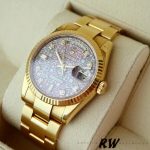 Rolex Day-Date 118238 Black MOP Diamond Dial 36mm Unisex Replica Watch - Image 2