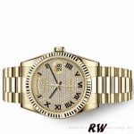 Rolex Day-Date 118238 Pave diamond dial 36mm Unisex Replica Watch - Image 4