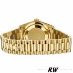 Rolex Day-Date 118238 Yellow Gold Diamond Meteorite Dial 36mm Unisex Replica Watch - Image 4