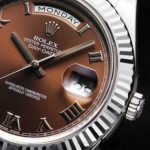 Rolex Day-Date 118239 Chocolate Brown Dial 36mm Unisex Replica Watch - Image 4