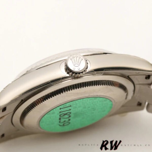 Rolex Day-Date 118239 White Gold Jubilee Chocolate Brown Dial 36mm Unisex Replica Watch - Image 4