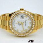 Rolex Day-Date 118348 White Roman Numeral Dial 36mm Unisex Replica Watch - Image 3