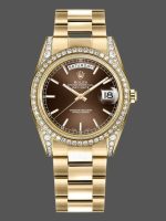 Rolex Day-Date 118388 Chocolate Brown Dial 36MM Unisex Replica Watch