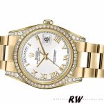 Rolex Day-Date 118388 White Roman Numeral Dial 36MM Unisex Replica Watch - Image 4