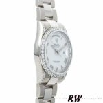 Rolex Day-Date 118389 White Roman Numeral Dial 36MM Unisex Replica Watch - Image 2