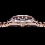 Rolex Day-Date 128235 Everose Gold Brown Ombre Diamond Dial 36MM Unisex Replica Watch - Image 4
