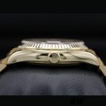 Rolex Day-Date 128238 Fluted Bezel White Index Dial 36MM Unisex Replica Watch - Image 4