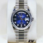 Rolex Day-Date 128239 Blue Ombre Diamond Dial 36MM Unisex Replica Watch - Image 2