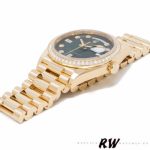 Rolex Day-Date 128348RBR Green Ombre Diamond Dial Yellow Gold 36MM Unisex Replica Watch - Image 4