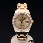 Rolex Day-Date 18948 Champagne Diamond Dial Special Edition 39MM Mens Replica Watch - Image 2