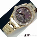 Rolex Day-Date 18948 Dark MOP Diamond Jubilee Dial 39MM Mens Replica Watch - Image 2