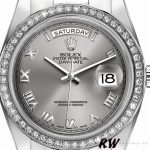 Rolex Day-Date 218349 Rhodium Grey Dial 41MM Mens Replica Watch - Image 2