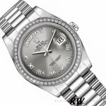 Rolex Day-Date 218349 Rhodium Grey Dial 41MM Mens Replica Watch - Image 3
