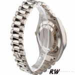 Rolex Day-Date 218349 Silver Diamond Dial 41MM Mens Replica Watch - Image 4