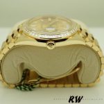 Rolex Day-Date 228398TBR Champagne Diamond Dial Diamond Bezel 40mm Mens Replica Watch - Image 3