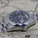 Rolex Day Date 118206 Black Diamond Dial 36mm Unisex Replica Watch - Image 4