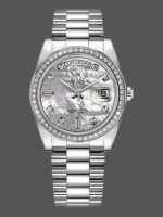 Rolex Day Date 118346 White MOP Dial 36mm Unisex Replica Watch