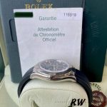 Rolex Daytona 116519 Black Dial Black Rubber strap 40mm Mens Replica Watch - Image 4