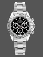 Rolex Daytona 116520 Stainless Steel Case Black Dial 40MM Mens Replica Watch