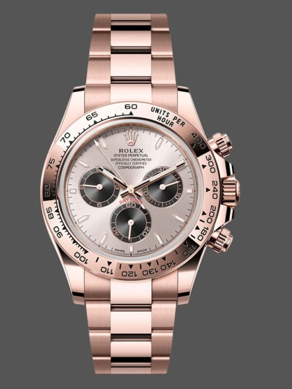Rolex Daytona 126505 Everose Gold Sundust Panda Dial 40MM Mens Replica Watch - Image 1