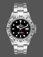 Rolex Explorer II 16550 Stainless Steel Black Dial 39MM Mens Replica Watch