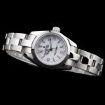 Rolex Explorer Polished 98088 Stainless Steel White Dial 26MM Lady Replica Watch - Image 4