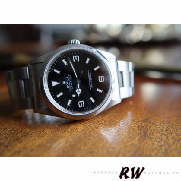 Rolex Explorer SRL156 14270 Stainless Steel Black Dial 36MM Mens Replica Watch - Image 3