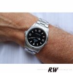 Rolex Explorer SRL156 14270 Stainless Steel Black Dial 36MM Mens Replica Watch - Image 4