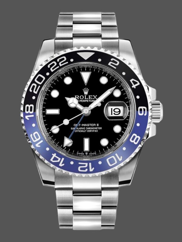 Rolex GMT-Master II 126710BLRO Black Dial Stainless Steel 40MM Mens Replica Watch - Image 1