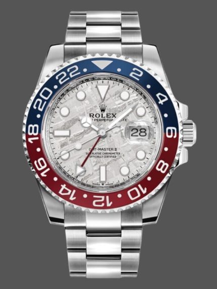 Rolex GMT-Master II 126719 White Gold Meteorite Grey Dial 40mm Mens Replica Watch