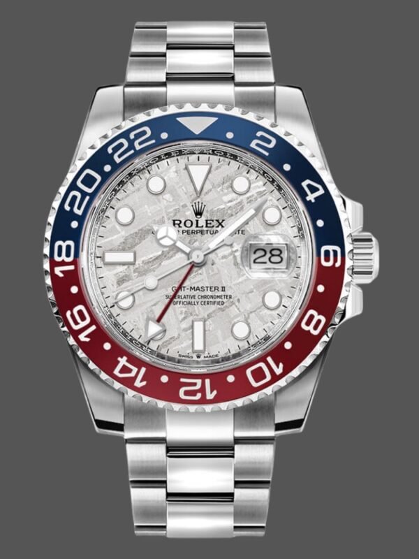 Rolex GMT-Master II 126719 White Gold Meteorite Grey Dial 40mm Mens Replica Watch - Image 1