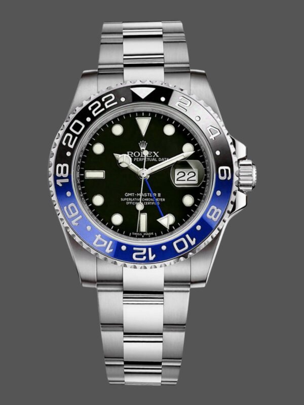 Rolex GMT-Master II Batman 116710BLNR Black Dial 40mm Mens Replica Watch - Image 1