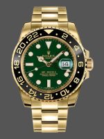 Rolex GMT Master II 116718LN Oyster Bracelet Green Dial 40mm Mens Replica Watch
