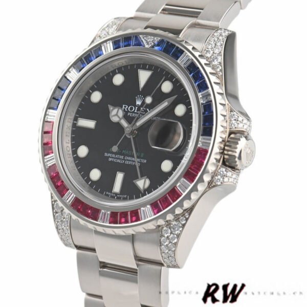 Rolex GMT Master II 116759SA Black Dial 40mm Mens Replica Watch - Image 2