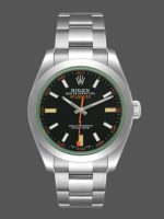 Rolex Milgauss 116400GV Stainless Steel Black Dial 40MM Mens Replica Watch