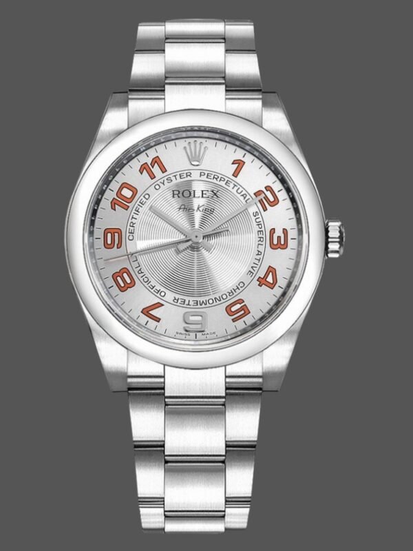 Rolex Oyster Perpetual Air-King 114200 Concentric Silver Dial 34mm Unisex Replica watch - Image 1
