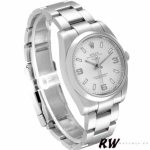 Rolex Oyster Perpetual Air-King 114200 Silver Arabic Dial 34mm Unisex Replica watch - Image 2