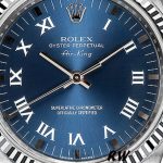 Rolex Oyster Perpetual Air-King 114234 Blue Dial 34mm Unisex Replica Watch - Image 4