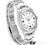 Rolex Oyster Perpetual Air-King 114234 White Arabic Dial 34mm Unisex Replica Watch - Image 2
