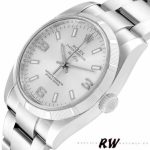 Rolex Oyster Perpetual air-king 114210 Silver Dial 34mm Unisex replica watch - Image 4