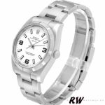Rolex Oyster Perpetual air-king 114210 White Dial 34mm Unisex replica watch - Image 3