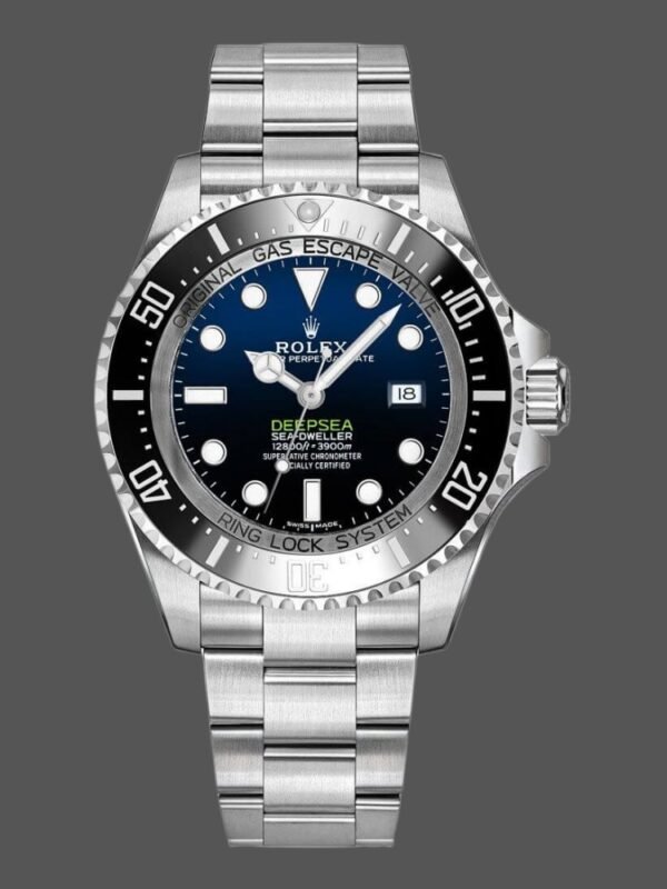 Rolex Sea-Dweller Deepsea 116660 Stainless Steel D-Blue Dial 44MM Mens Replica Watch - Image 1